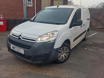 Lot 23 - 2017 Citroen Berlingo 850 EN-PRISE BlueHDi Panel Van Euro 6