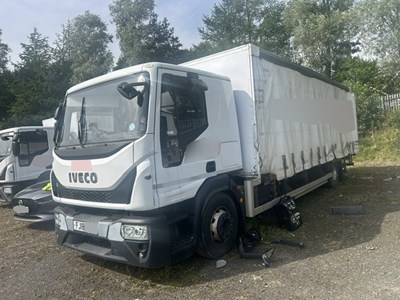 Lot 5 - 2018 Iveco Eurocargo 160E25FP S-A Rigid Curtainside Euro 6
