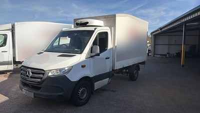 Lot 16 - 2019 Mercedes Sprinter 314 CDI Fridge Box Van Euro 6