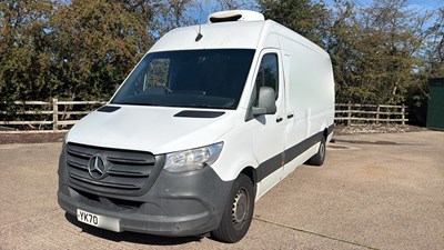 Lot 18 - 2020 (70 Plate) Mercedes Sprinter 314 CDI Fridge Panel Van Euro 6