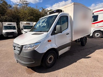 Lot 17 - 2018 Mercedes Sprinter 314 CDI Fridge Box Van Euro 6