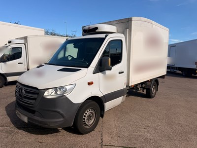 Lot 20 - 2019 Mercedes Sprinter 314 CDI Fridge Box Van Euro 6