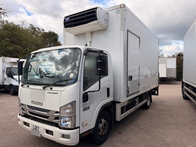 Lot 11 - 2017 Isuzu Trucks Forward N75.190 Auto Fridge Box Van Euro 6