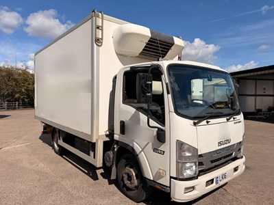 Lot 12 - 2016 Isuzu Trucks Forward N75.190 Auto Fridge Box Van Euro 6