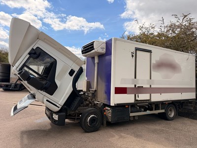 Lot 21 - 2018 Iveco Eurocargo 75E 19S Rigid Fridge Euro 6 NON RUNNER