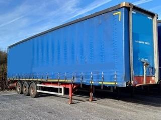 Lot 58 - 2012 Montracon Tri Axle Curtain Side Straight Frame Trailer