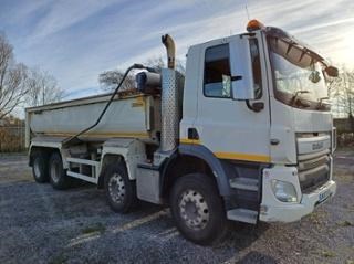 Lot 65 - 2015 (65 Plate) DAF CF 400 FAD 8 x 4 Tipper Body Euro 6