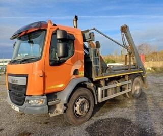 Lot 66 - 2015 DAF LF 220 FA 4 x 2 Rigid 18000KG Skip Lorry Euro 6
