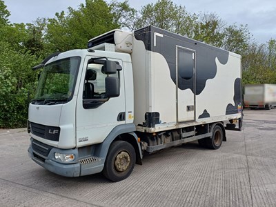 Lot 32 - 2013 (63 Plate) DAF LF45.160 4x2 Fridge Unit Vehicle With Tail-Lift Euro 6