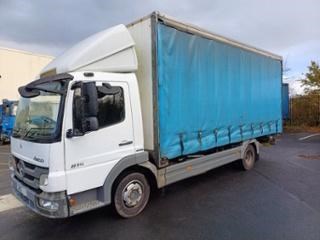 Lot 54 - 2012 Mercedes Atego 816 Bluetec 5 Curtain-sided Lorry Euro 5