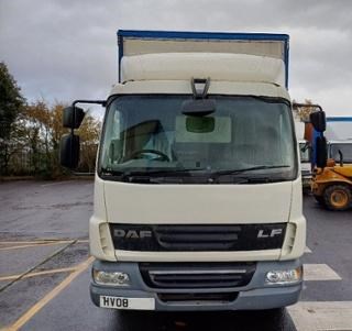 Lot 71 - 2008 DAF LF45.140 Curtain-Sided with Anteo Tuck Under Tail Lift Lorry Euro 4