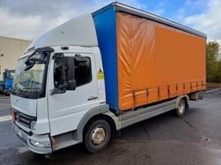 Lot 56 - 2010 Mercedes Atego Curtain-sided Lorry BlueTec 5
